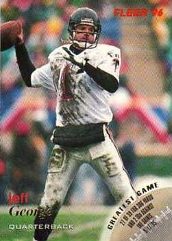 Jeff George Atlanta Falcons 1996 Fleer NFL #6